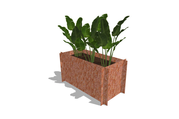 Greenlife Corten Steel Raised Garden Bed - 900 x 450 x 450mm