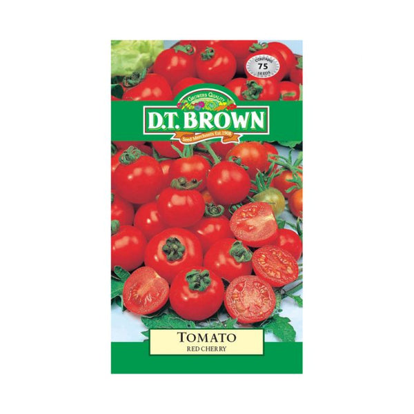 D.T. Brown Seeds - Tomato Red Cherry - 75 Seed Pack