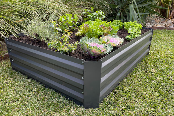 Greenlife Raised Garden Bed - 1200 x 900 x 300mm - Charcoal