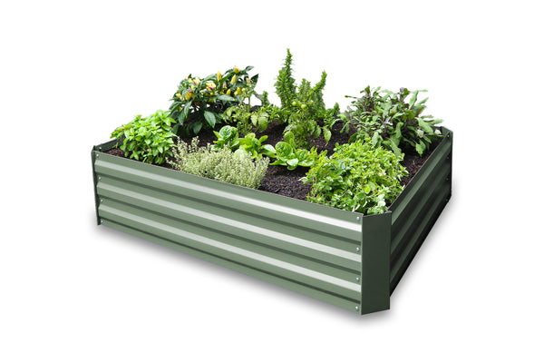 Greenlife Raised Garden Bed - 1200 x 900 x 300mm - Eucalypt Green