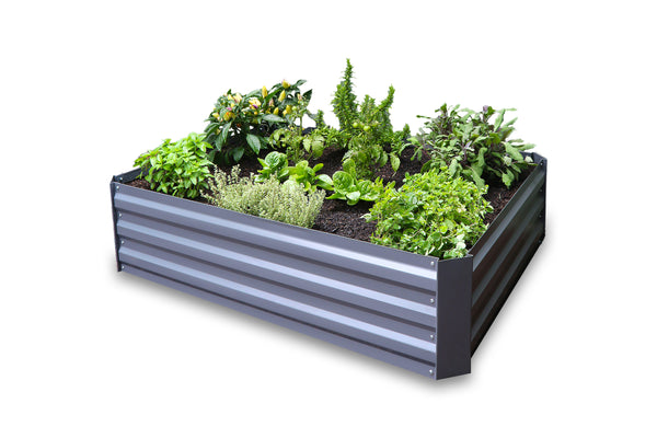 Greenlife Raised Garden Bed - 1200 x 900 x 300mm - Slate Grey