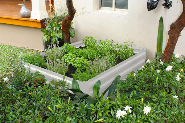 Greenlife Raised Garden Bed - 1200 x 900 x 300mm - Vintage White