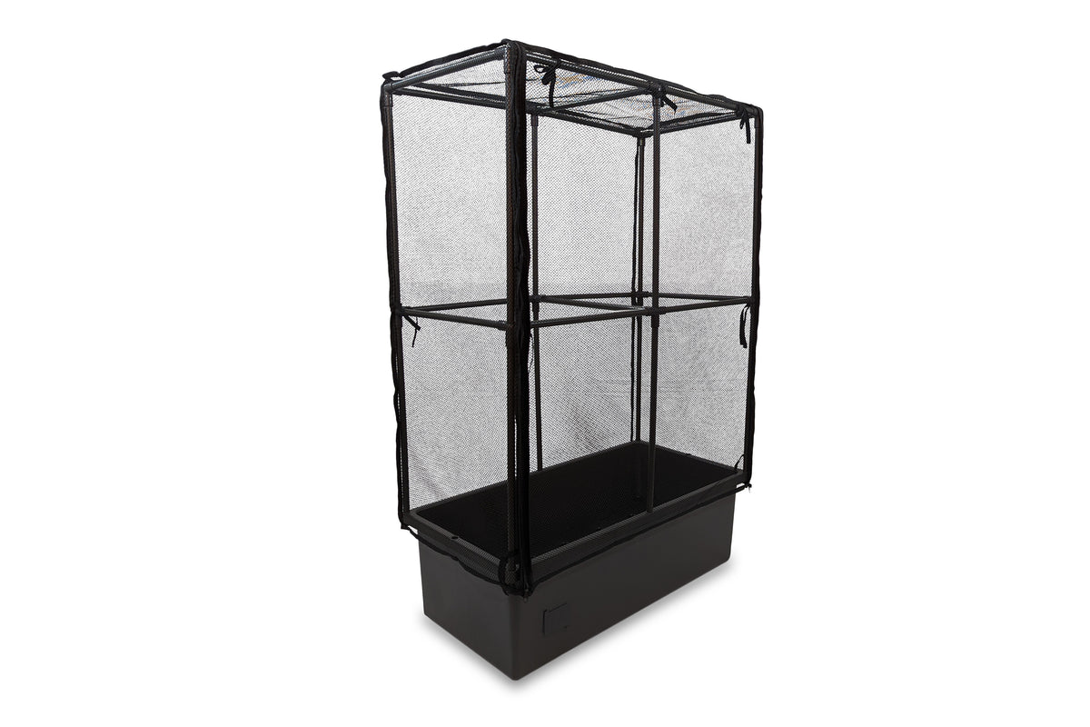 Greenlife Self-Watering Mobile Planter Box with Greenhouse & Netting
