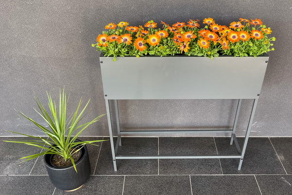 Greenlife Raised Planter Box - 800 x 240 x 800mm - Charcoal