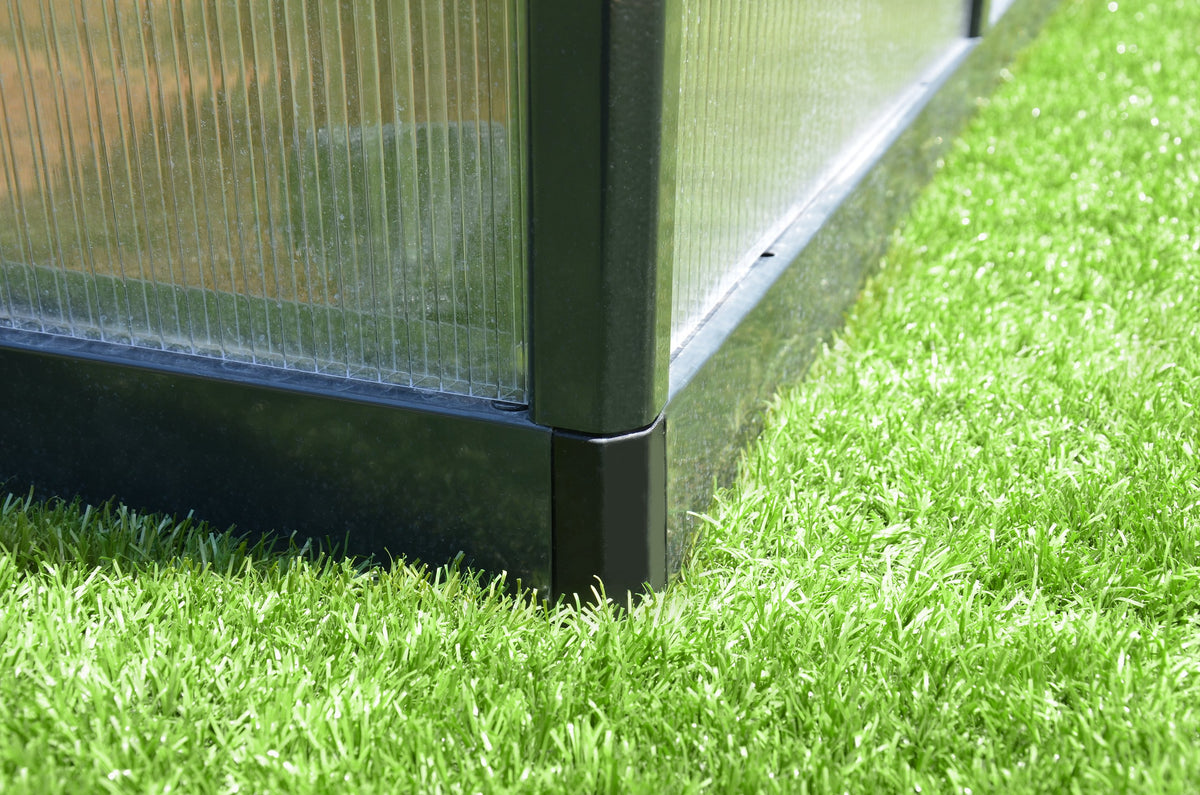 Maze Glory Premium Polycarbonate Greenhouse 8' x 8' Grey (2.5m x 2.5m)