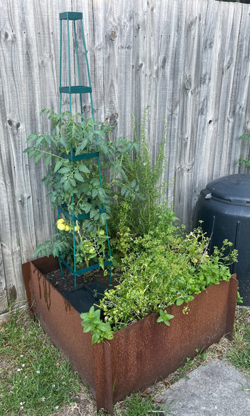 Greenlife Corten Steel Raised Garden Bed - 900 x 600 x 450mm