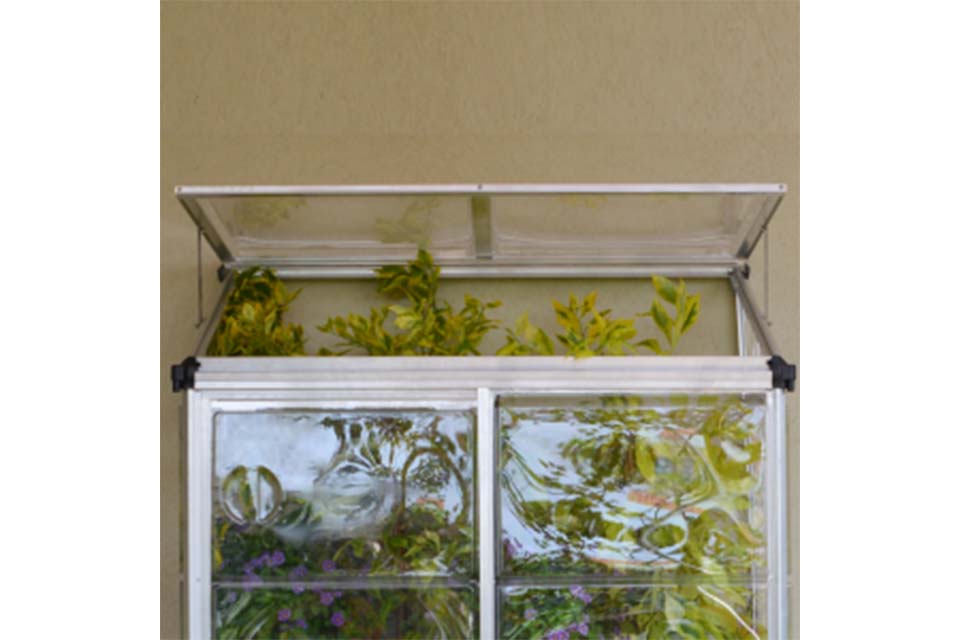 Maze Lean-To Premium Polycarbonate Greenhouse 4' x 2'