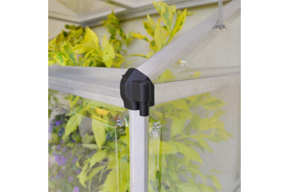 Maze Lean-To Premium Polycarbonate Greenhouse 4' x 2'