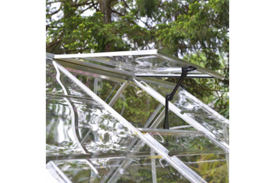 Maze Octave Polycarbonate Greenhouse 8' x 12' Clear Roof (2.5m x 3.7m)