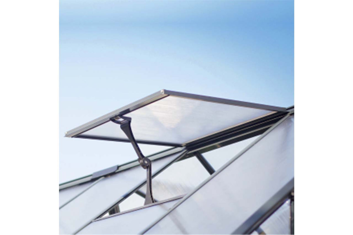 Maze Hybrid Polycarbonate Greenhouse 6' x 8' Grey (1.9m x 2.5m)