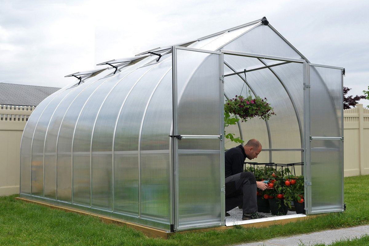 Maze Bella Premium Polycarbonate Greenhouse 8' x 16' (2.5m x 4.9m)