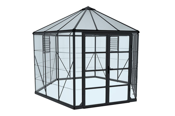 Maze Oasis Hex Premium Polycarbonate Greenhouse 12'