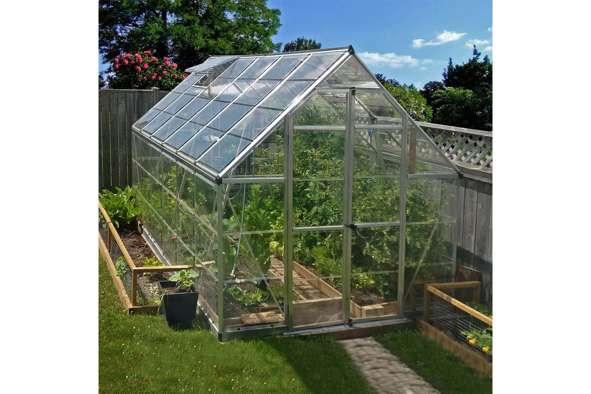 Maze Octave Polycarbonate Greenhouse 8' x 12' Clear Roof (2.5m x 3.7m)