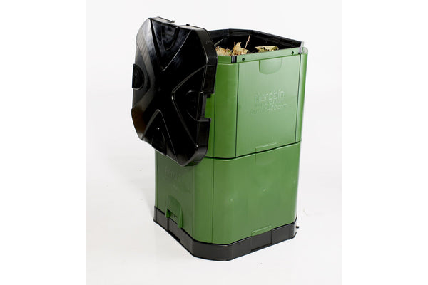 Maze 400L Aerobin Organic Compost Bin with Base - Green