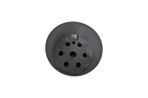 Greenlife Circular Self Watering Plastic Pot - Slate Grey 240 x 240 x 250mm