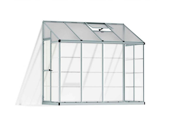 Maze Lean-To Premium Polycarbonate Greenhouse 8' x 4'