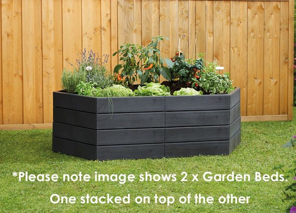 HEX ERGO Recycled Plastic Large Raised Garden Bed