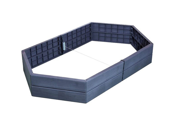 HEX ERGO Recycled Plastic Large Raised Garden Bed
