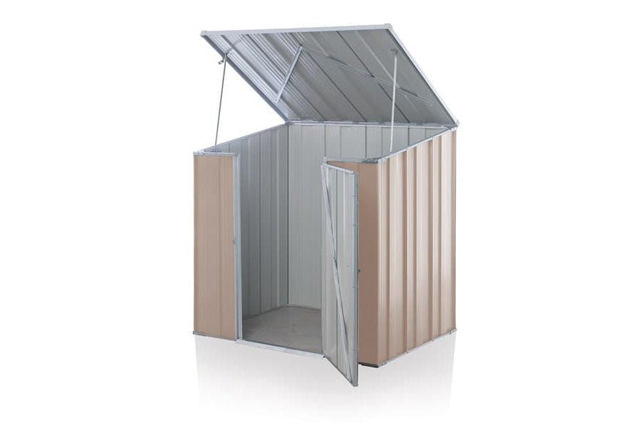 StoreMate Utility Storage S43 Steel Garden Shed - 1.41m x 1.07m x 1.48 ...