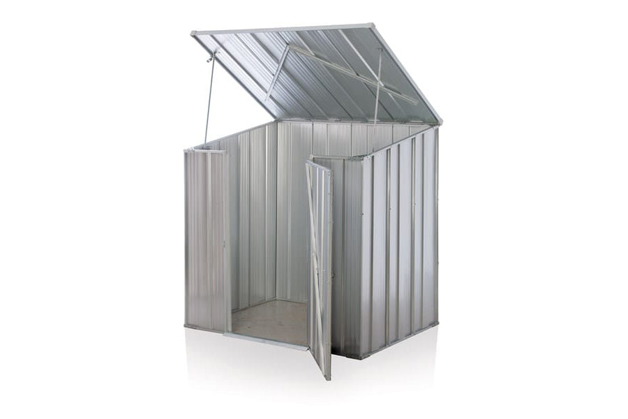 StoreMate Utility Storage S43 Steel Garden Shed - 1.41m x 1.07m x 1.48 ...