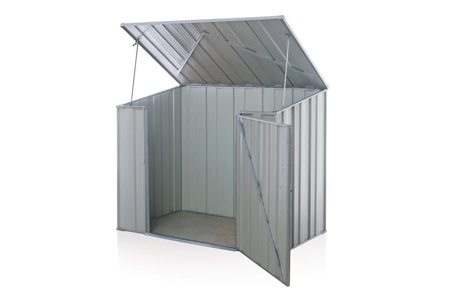 StoreMate Utility Storage S53 Steel Garden Shed - 1.76m x 1.07m x 1.26 ...