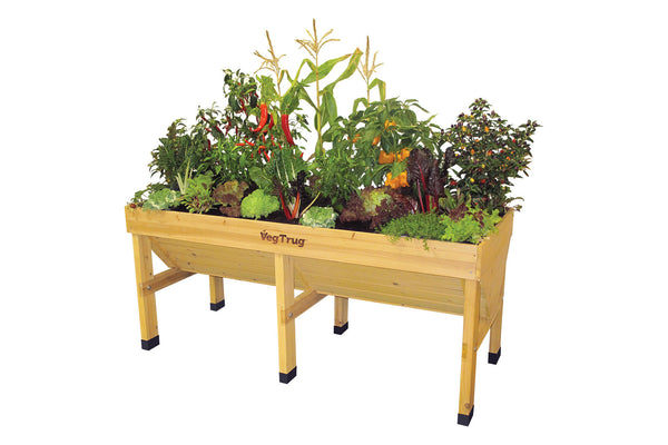 VegTrug Wooden Raised Planter Natural - Medium