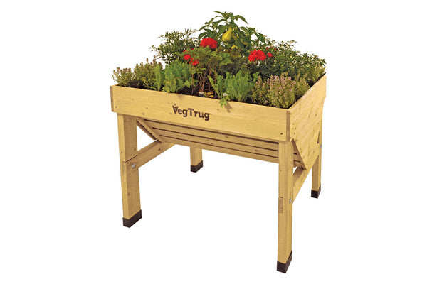 VegTrug Wooden Raised Planter Natural - Small