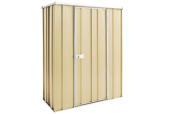 YardStore F42-S Steel Garden Shed - 1.41m x 0.72m x 1.8m