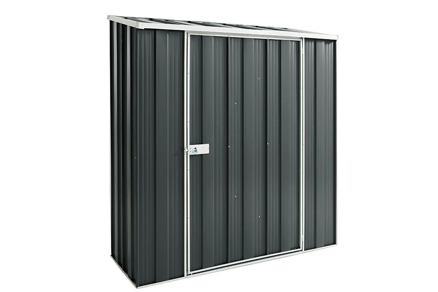 YardStore S52-S Sloped Roof Steel Garden Shed - 1.76m x 0.7m x 1.9m