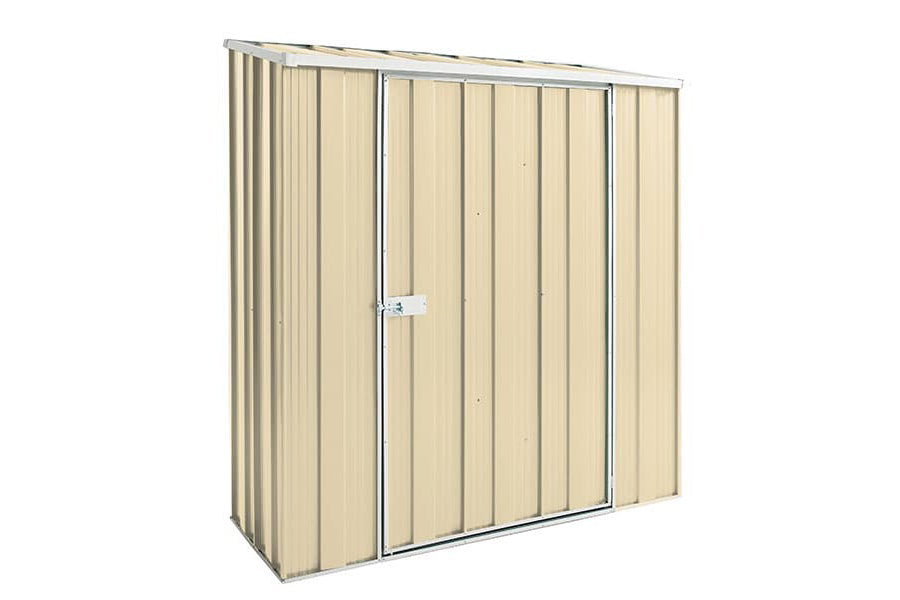 YardStore S52-S Sloped Roof Steel Garden Shed - 1.76m x 0.7m x 1.9m