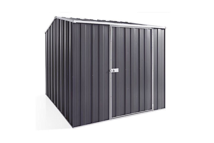 YardStore G68-S Gable Roof Steel Garden Shed - 2.1m x 2.8m x 2.08m