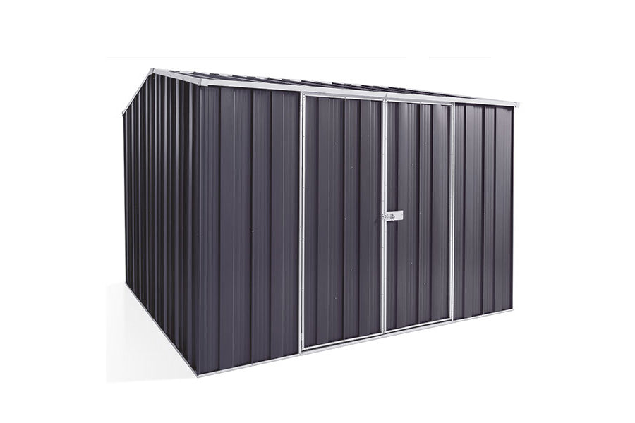 YardStore G88-D Gable Roof Steel Garden Shed - 2.8m x 2.8m x 2.08m