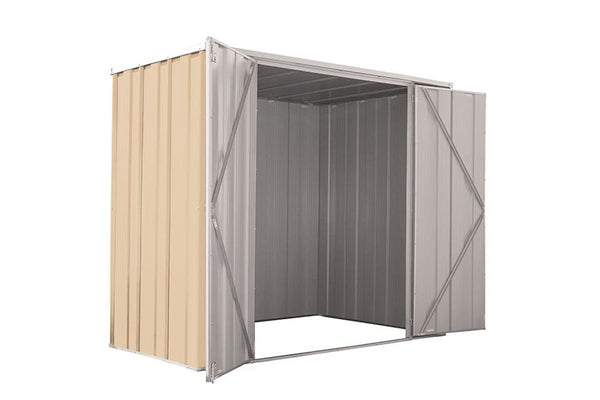 YardStore F63-D Steel Garden Shed - 2.1m x 1.07m x 1.8m