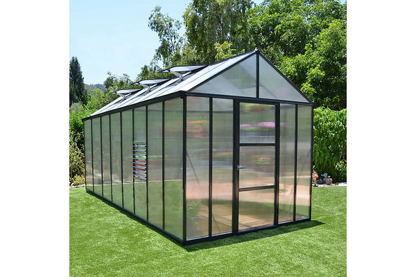 Maze Glory Premium Polycarbonate Greenhouse 8' x 16'
