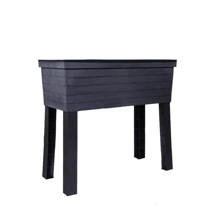 URBAN Plastic Raised Garden Planter & Cloche Cover 870H x 750W x 370D - Brown
