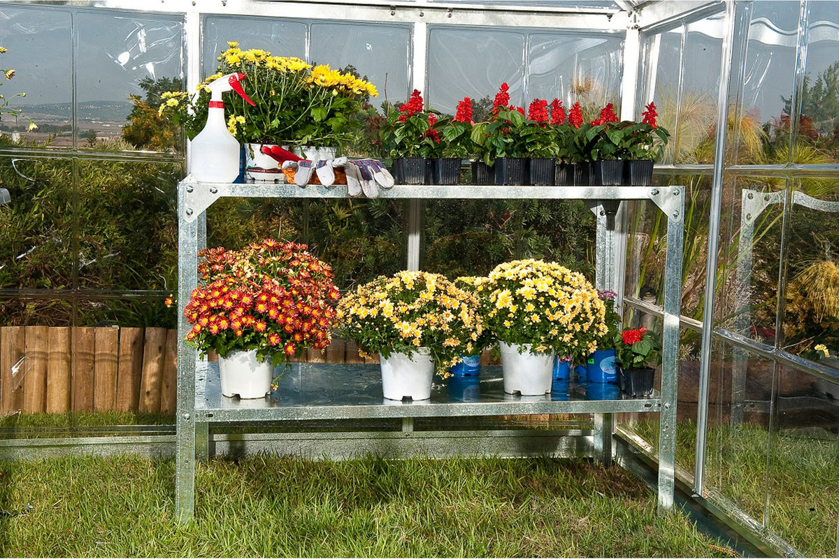Maze Greenhouse Accessory - Steel Work Bench